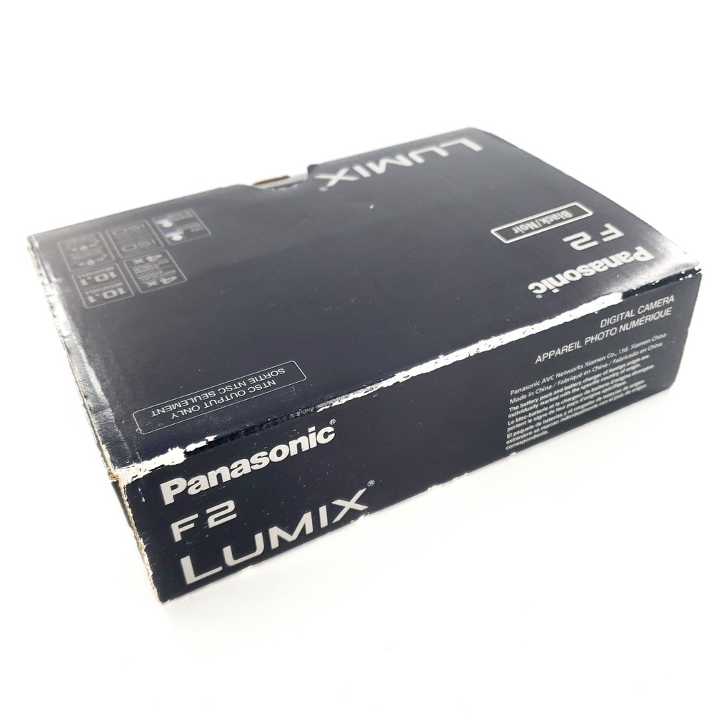 Panasonic LUMIX DMC-F2 10.1 MP Digital Camera Black w/ Battery, Charger, SD Card - Picture 14 of 15